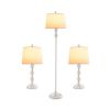 3-Piece Table and Floor Lamp Set