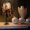 3PCS Halloween Lamp Shade Cover Decoration, Lace Spider web Lampshades Cover