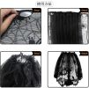 3PCS Halloween Lamp Shade Cover Decoration, Lace Spider web Lampshades Cover