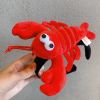 Cute and funny stuffed animal crayfish crab headband cartoon holiday promotion headband hairpin headwear